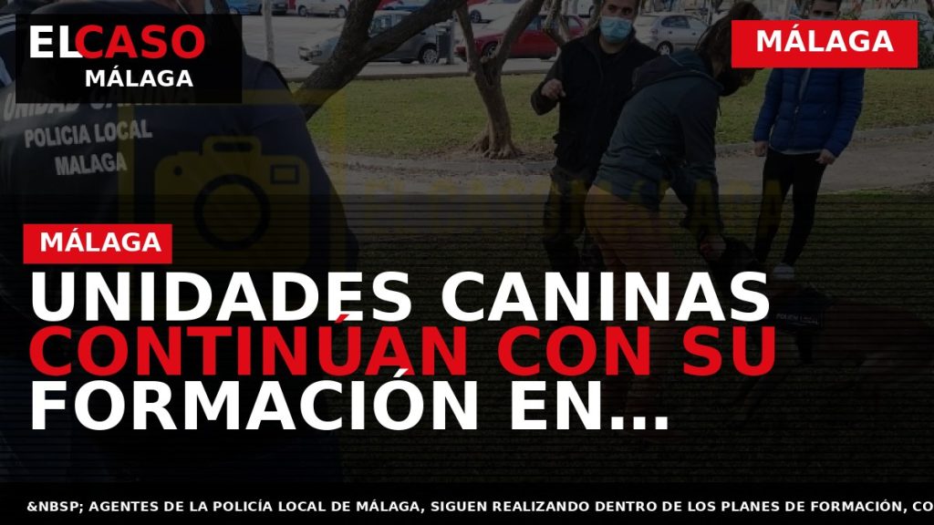 Portada El Caso Málaga: UNIDADES CANINAS CONTINÚAN CON SU FORMACIÓN EN MÁLAGA — MÁLAGA