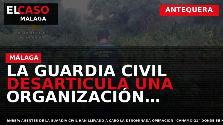 Portada El Caso Málaga: LA GUARDIA CIVIL DESARTICULA UNA ORGANIZACIÓN CRIMINAL EN LA COMARCA DE — ANTEQUERA