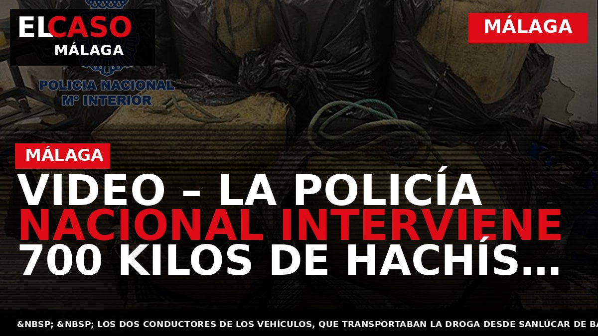 VIDEO – La Policía Nacional interviene 700 kilos de hachís en un peaje de la autopista cuando eran transportados mediante el método Go Fast