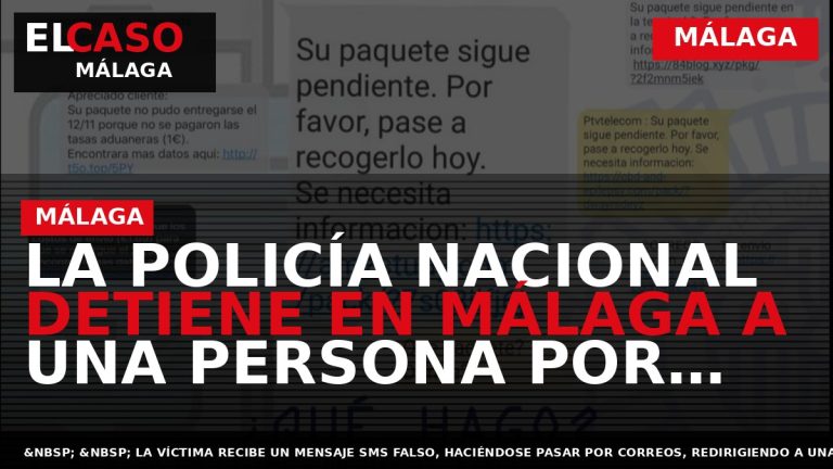 Portada El Caso Málaga: LA POLICÍA NACIONAL DETIENE EN MÁLAGA A UNA PERSONA POR ESTAFA — MÁLAGA