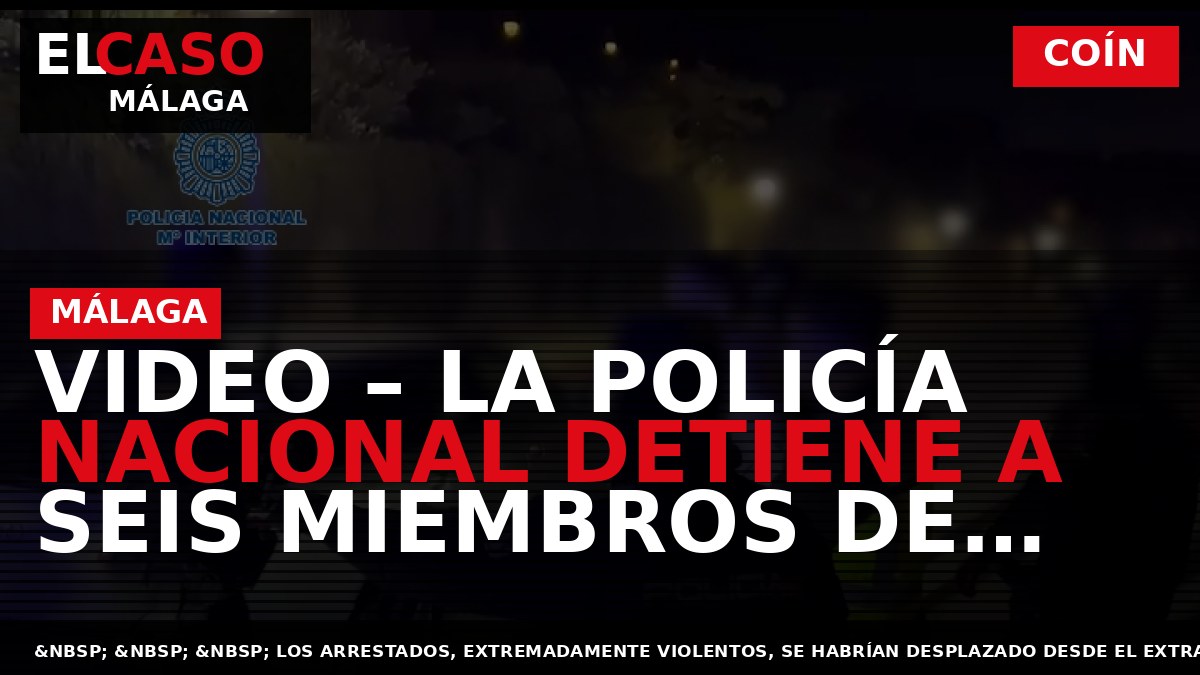VIDEO – La Policía Nacional detiene a seis miembros de una organización criminal relacionados con el intento de asesinato de tres personas en el Lago de las Tortugas
