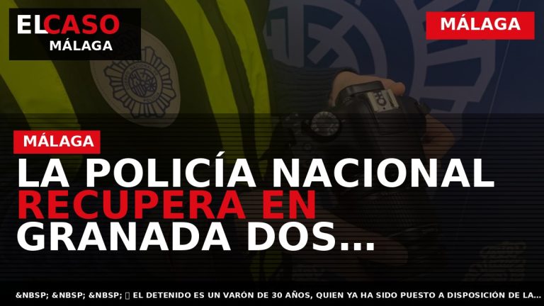 Portada El Caso Málaga: LA POLICÍA NACIONAL RECUPERA EN GRANADA DOS CÁMARAS DE FOTOS SUSTRAÍDAS — MÁLAGA