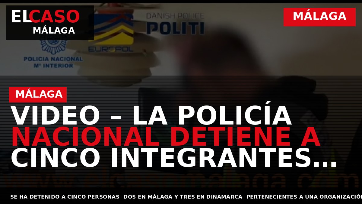 VIDEO – La Policía Nacional detiene a cinco integrantes de un grupo criminal dedicado al tráfico de drogas vinculados a la banda Hells Angels