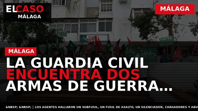 Portada El Caso Málaga: LA GUARDIA CIVIL ENCUENTRA DOS ARMAS DE GUERRA ESCONDIDAS EN UN — MÁLAGA