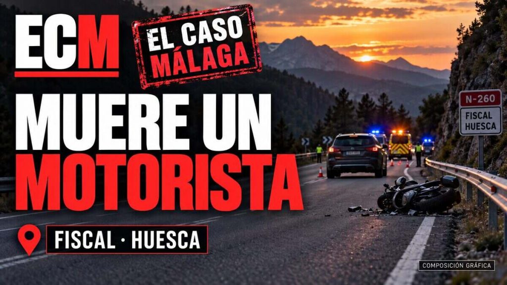 Portada ECM sobre el accidente mortal de un motorista en la N-260 en Fiscal