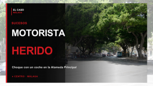 Portada de El Caso Málaga sobre un motorista herido en la Alameda Principal de Málaga