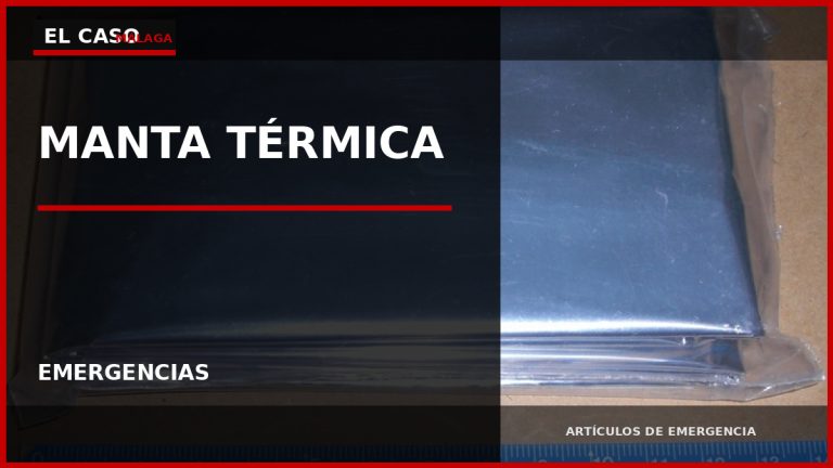 Portada de El Caso Málaga sobre mantas térmicas de emergencia