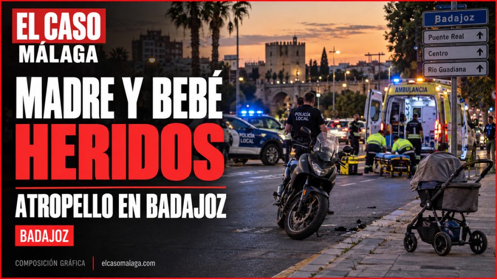 Portada editorial de El Caso Málaga sobre el atropello de una mujer y un bebé en Badajoz