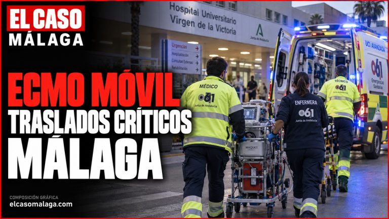 Portada editorial de El Caso Málaga sobre el equipo ECMO móvil para traslados críticos