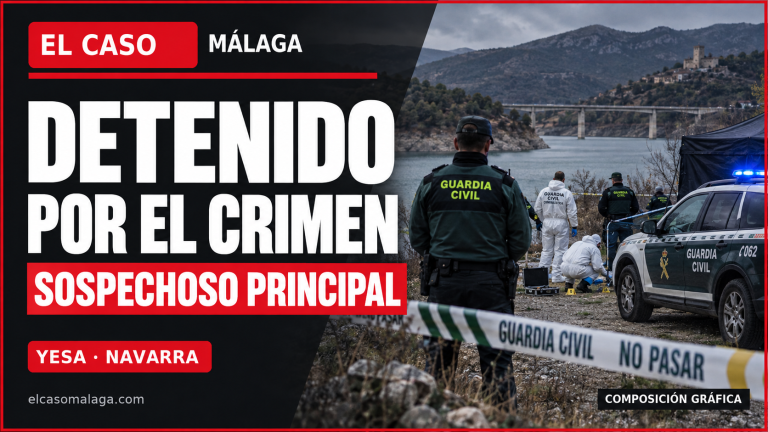 Portada editorial de El Caso Málaga sobre el detenido por el crimen de Yesa, Navarra