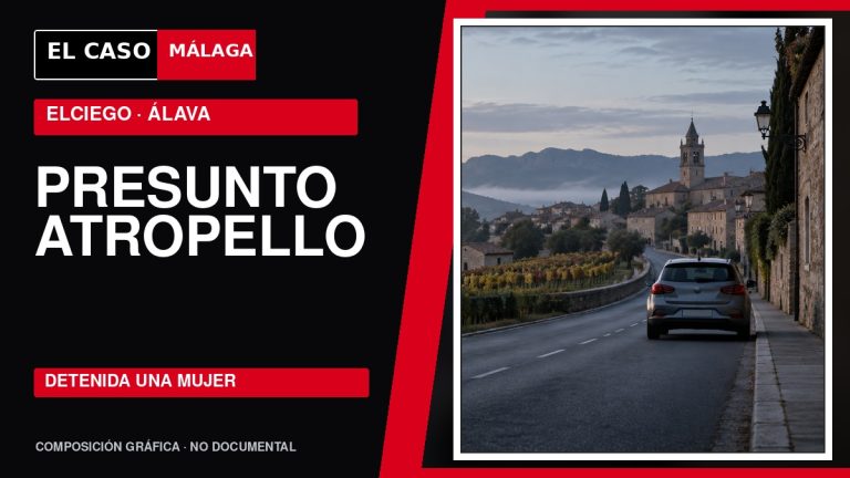 Portada de El Caso Málaga sobre el presunto atropello de un hombre por su pareja en Elciego, Álava