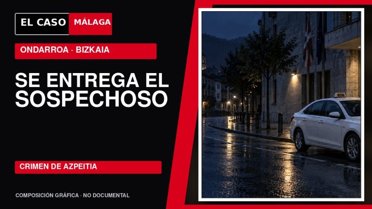 Portada de El Caso Málaga sobre la entrega del sospechoso del asesinato de un taxista en Azpeitia