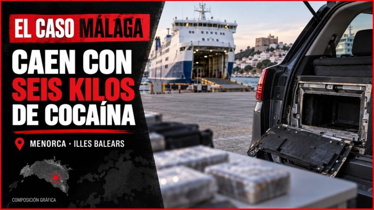 Portada EL CASO MÁLAGA sobre once detenidos y seis kilos de cocaína en Menorca