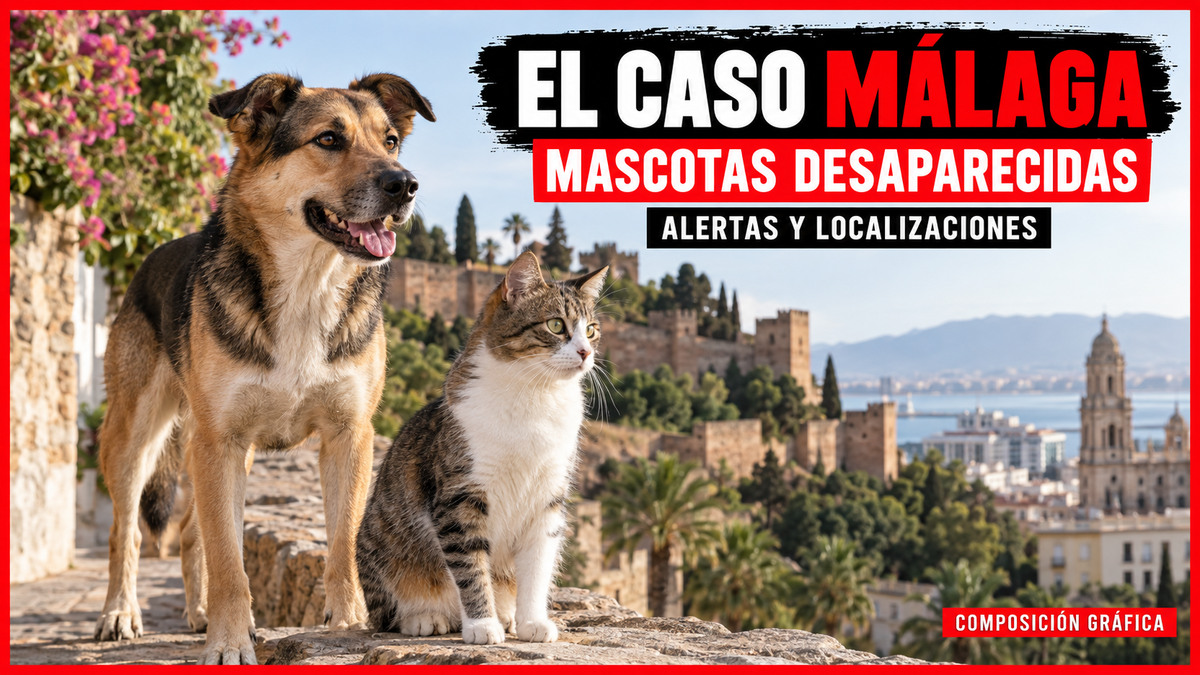 Portada de Mascotas desaparecidas de El Caso Málaga
