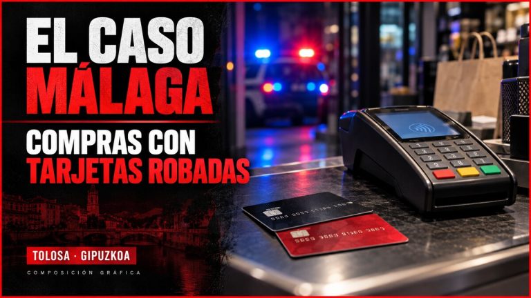 Portada EL CASO MÁLAGA sobre compras realizadas con tarjetas bancarias robadas en Tolosa