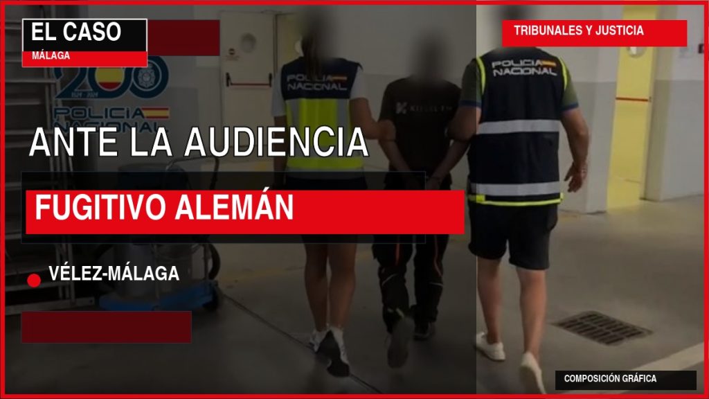 Portada editorial de El Caso Málaga: ANTE LA AUDIENCIA / FUGITIVO ALEMÁN — VÉLEZ-MÁLAGA