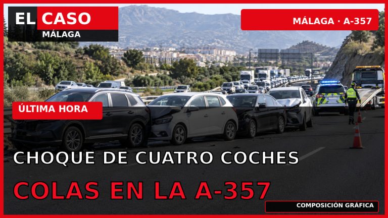 Portada editorial de El Caso Málaga: choque de cuatro coches y colas en la A-357