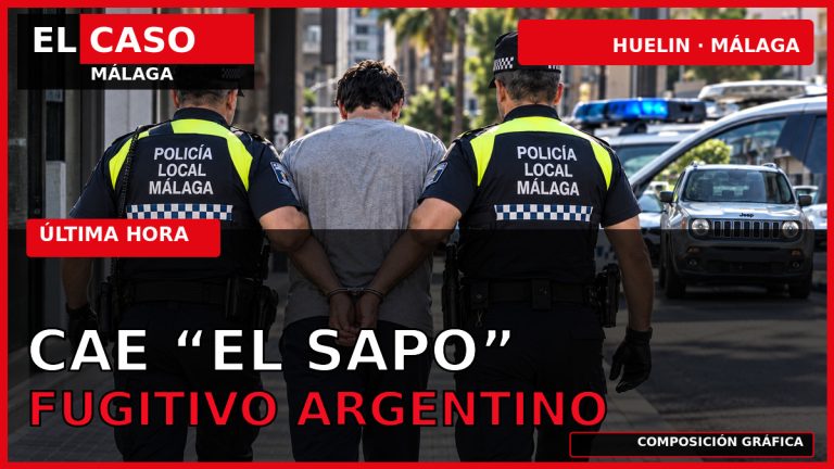 Portada editorial de El Caso Málaga: cae El Sapo, fugitivo argentino detenido en Huelin