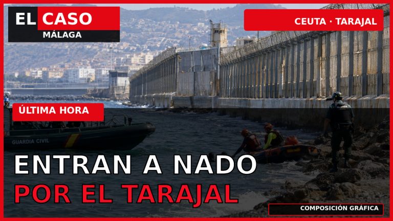 Portada editorial de El Caso Málaga: dos migrantes entran a nado por el Tarajal en Ceuta
