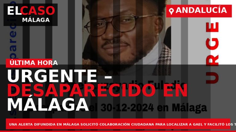 Portada El Caso Málaga: URGENTE – DESAPARECIDO EN MÁLAGA — MÁLAGA