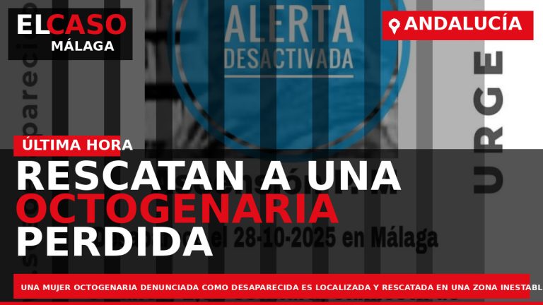 Portada El Caso Málaga: RESCATAN A UNA OCTOGENARIA PERDIDA EN UNA ZONA INESTABLE POR LAS — ANDALUCÍA