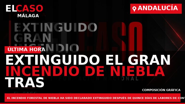 Portada El Caso Málaga: EXTINGUIDO EL GRAN INCENDIO DE NIEBLA TRAS QUINCE DÍAS DE TRABAJO — ANDALUCÍA