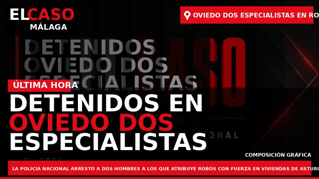 Portada El Caso Málaga: DETENIDOS EN OVIEDO DOS ESPECIALISTAS EN ROBOS EN VIVIENDAS — ASTURIAS