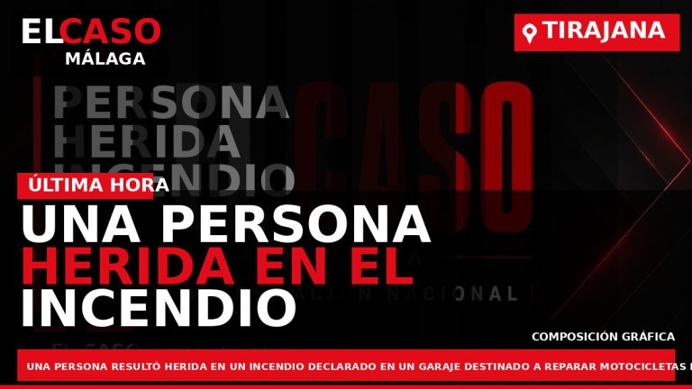 Portada El Caso Málaga: UNA PERSONA HERIDA EN EL INCENDIO DE UN GARAJE DE SAN — CANARIAS