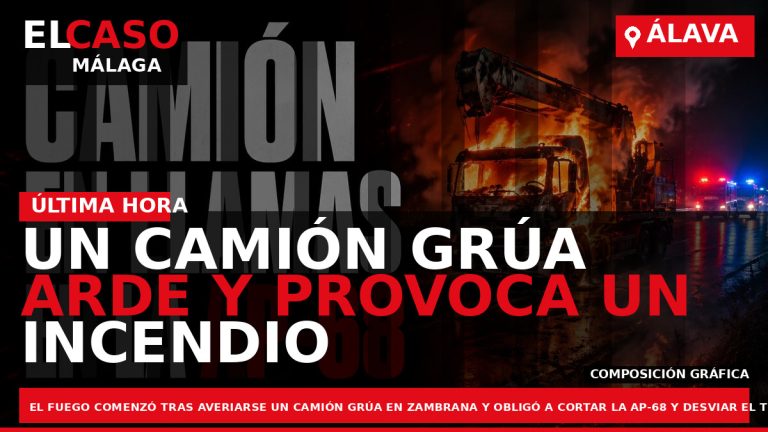 Portada El Caso Málaga: UN CAMIÓN GRÚA ARDE Y PROVOCA UN INCENDIO FORESTAL JUNTO A — PAÍS VASCO