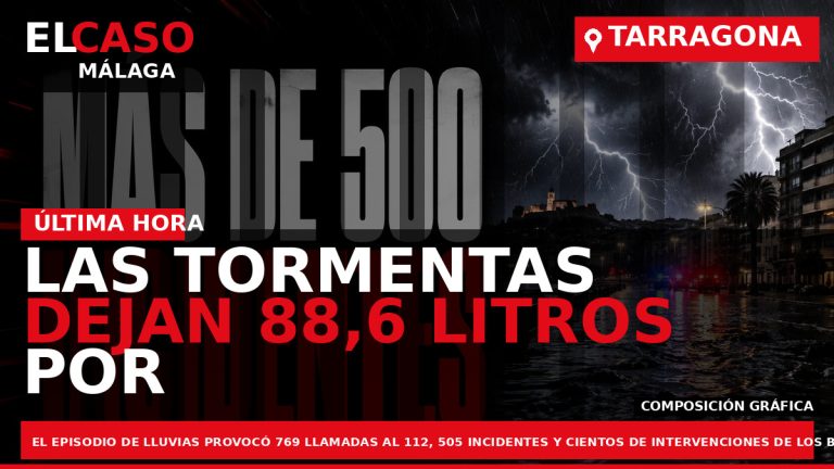 Portada El Caso Málaga: LAS TORMENTAS DEJAN 88,6 LITROS POR METRO CUADRADO Y MÁS DE — CATALUÑA