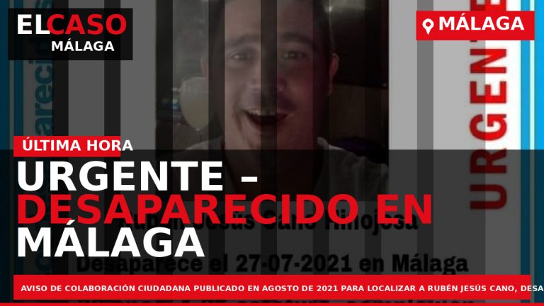 Portada El Caso Málaga: URGENTE – DESAPARECIDO EN MÁLAGA — MÁLAGA