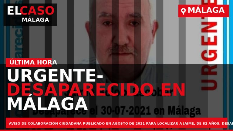 Portada El Caso Málaga: URGENTE- DESAPARECIDO EN MÁLAGA — MÁLAGA