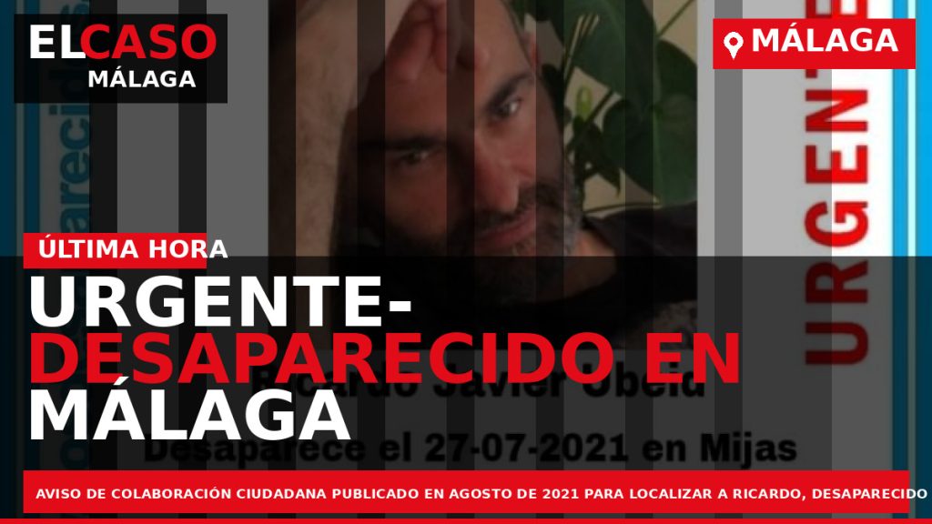 Portada El Caso Málaga: URGENTE- DESAPARECIDO EN MÁLAGA — MÁLAGA