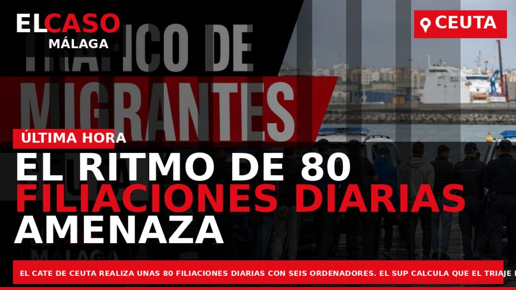 Portada El Caso Málaga: EL RITMO DE 80 FILIACIONES DIARIAS AMENAZA CON ALARGAR CASI UN — CEUTA