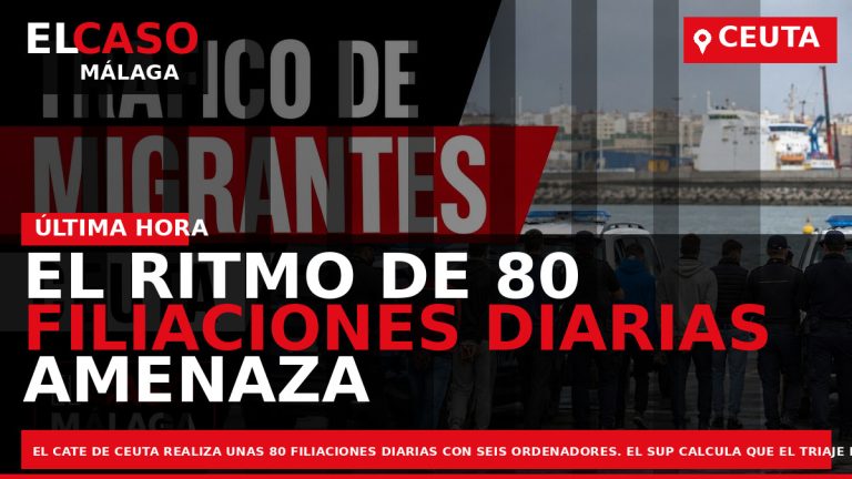Portada El Caso Málaga: EL RITMO DE 80 FILIACIONES DIARIAS AMENAZA CON ALARGAR CASI UN — CEUTA