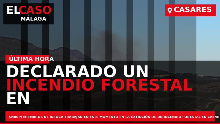 Portada El Caso Málaga: DECLARADO UN INCENDIO FORESTAL EN CASARES — CASARES