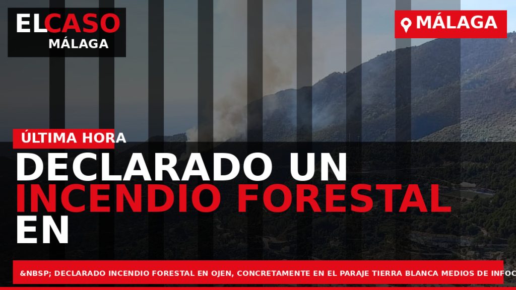 Portada El Caso Málaga: DECLARADO UN INCENDIO FORESTAL EN MÁLAGA — MÁLAGA