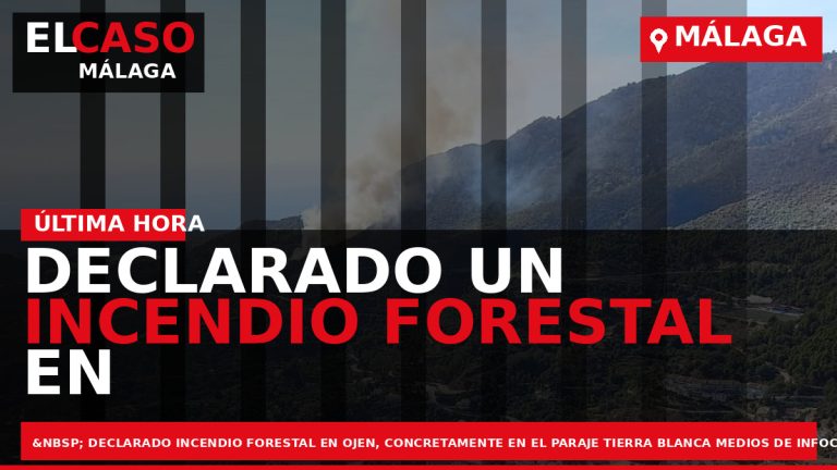 Portada El Caso Málaga: DECLARADO UN INCENDIO FORESTAL EN MÁLAGA — MÁLAGA