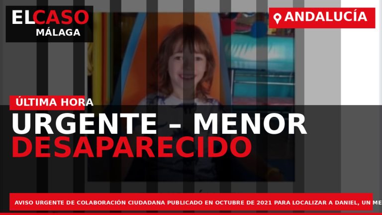 Portada El Caso Málaga: URGENTE – MENOR DESAPARECIDO — ANDALUCÍA