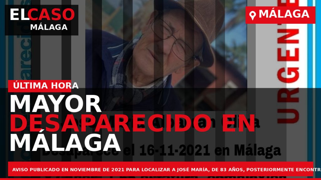 Portada El Caso Málaga: MAYOR DESAPARECIDO EN MÁLAGA — MÁLAGA