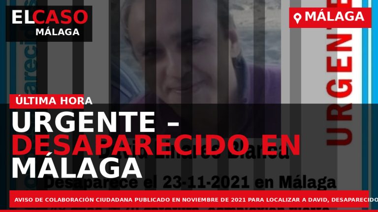 Portada El Caso Málaga: URGENTE – DESAPARECIDO EN MÁLAGA — MÁLAGA