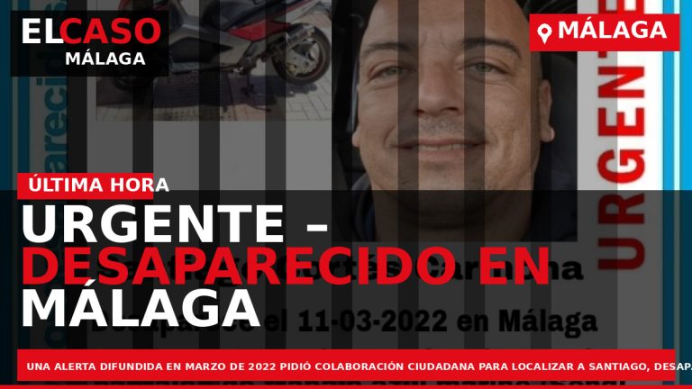 Portada El Caso Málaga: URGENTE – DESAPARECIDO EN MÁLAGA — MÁLAGA