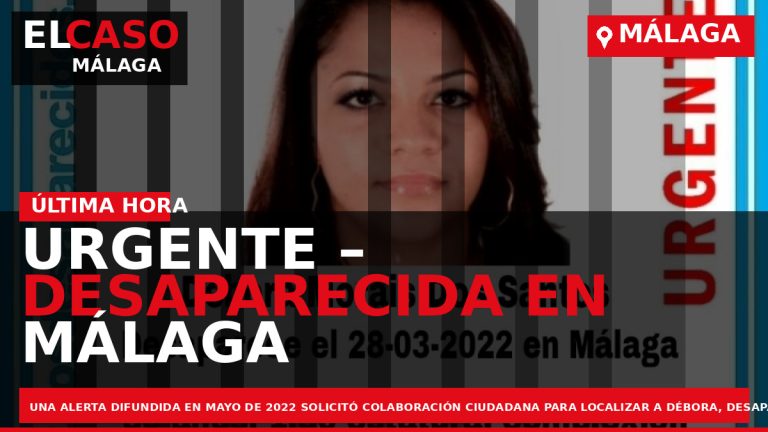 Portada El Caso Málaga: URGENTE – DESAPARECIDA EN MÁLAGA — MÁLAGA