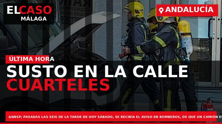 Portada El Caso Málaga: SUSTO EN LA CALLE CUARTELES — ANDALUCÍA
