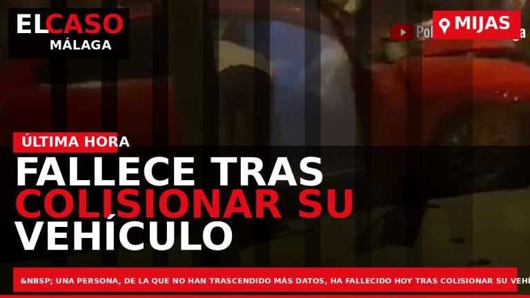 Portada El Caso Málaga: FALLECE TRAS COLISIONAR SU VEHÍCULO CON UNA PALMERA EN MIJAS — MIJAS