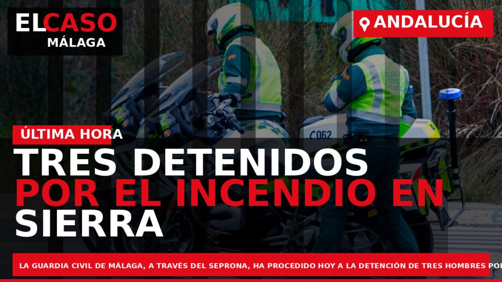 Portada El Caso Málaga: TRES DETENIDOS POR EL INCENDIO EN SIERRA BERMEJA — ANDALUCÍA