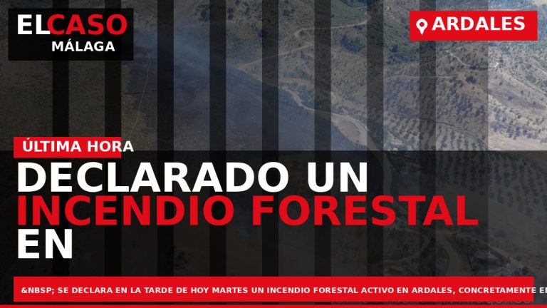 Portada El Caso Málaga: DECLARADO UN INCENDIO FORESTAL EN ARDALES — ARDALES