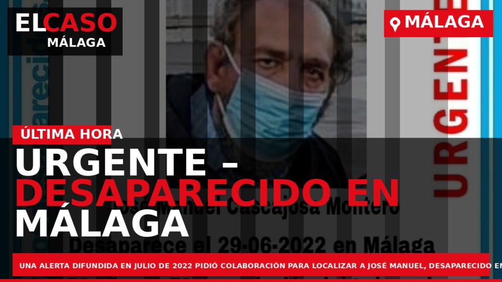 Portada El Caso Málaga: URGENTE – DESAPARECIDO EN MÁLAGA — MÁLAGA