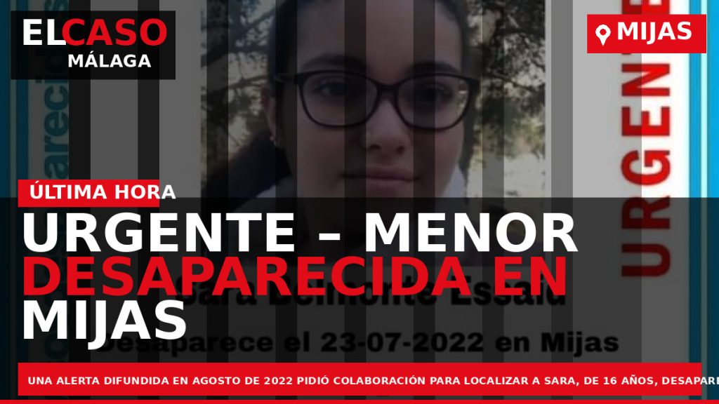 Portada El Caso Málaga: URGENTE – MENOR DESAPARECIDA EN MIJAS — MIJAS