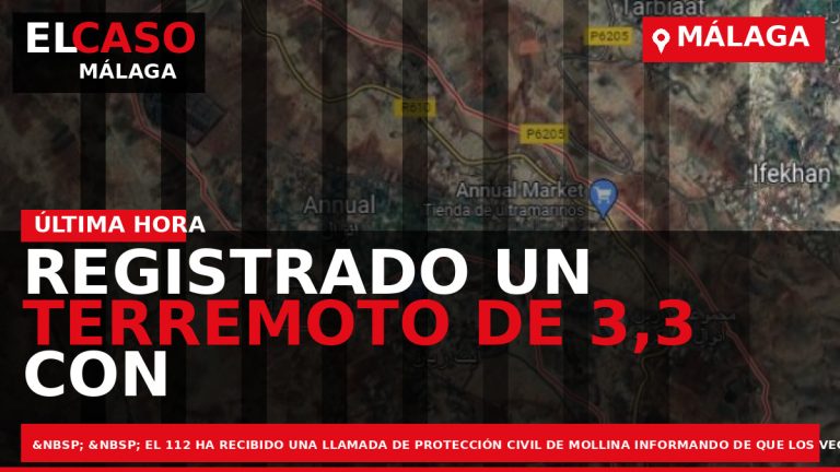 Portada El Caso Málaga: REGISTRADO UN TERREMOTO DE 3,3 CON EPICENTRO EN LA RODA DE — MÁLAGA